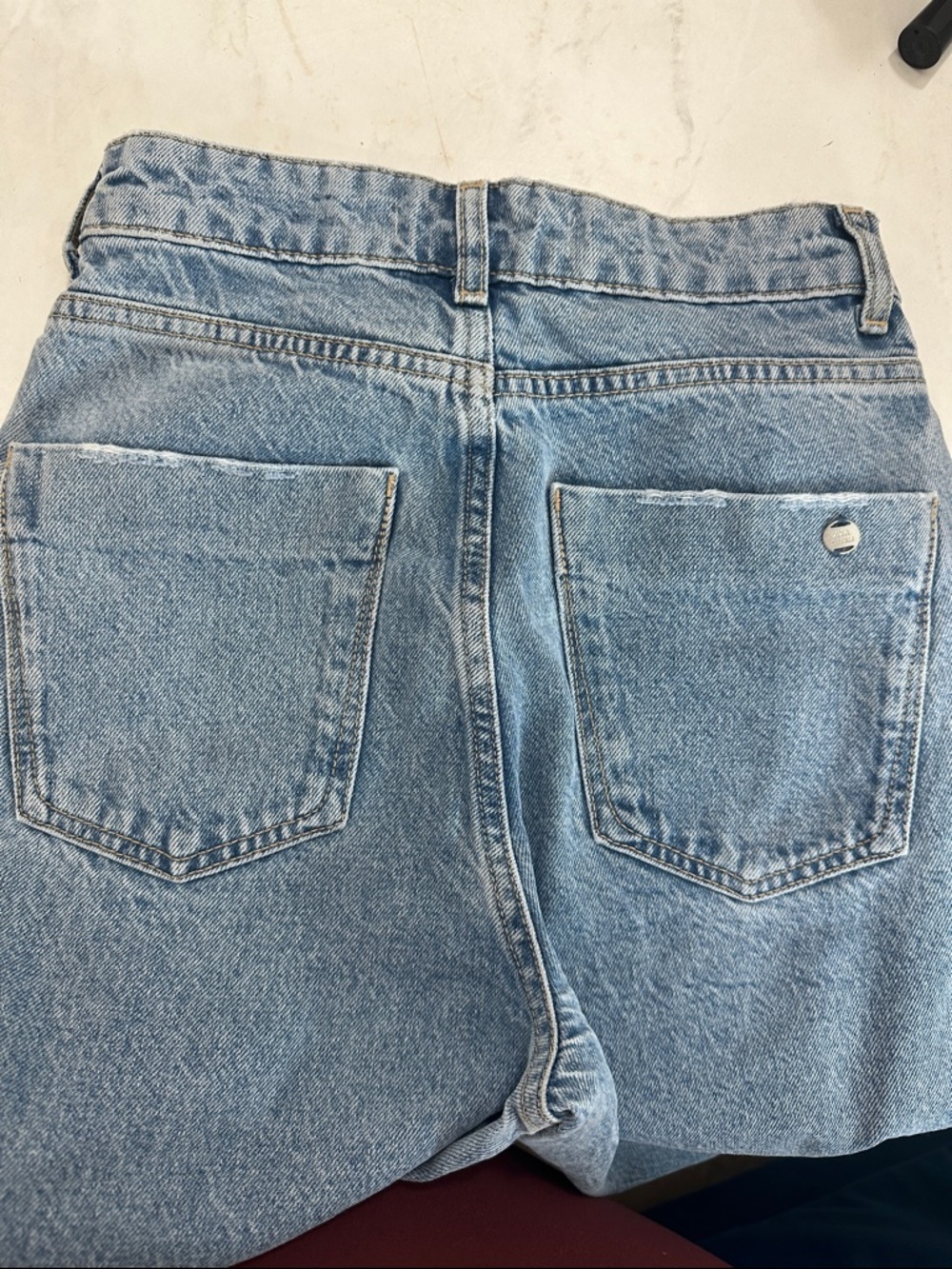 NEW ZARA BAGGY WIDE LEG JEANS - Picture 14 of 15